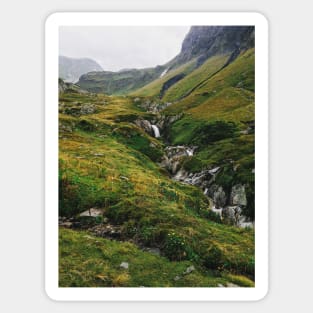 Green Alpine Ticino Landscape Sticker